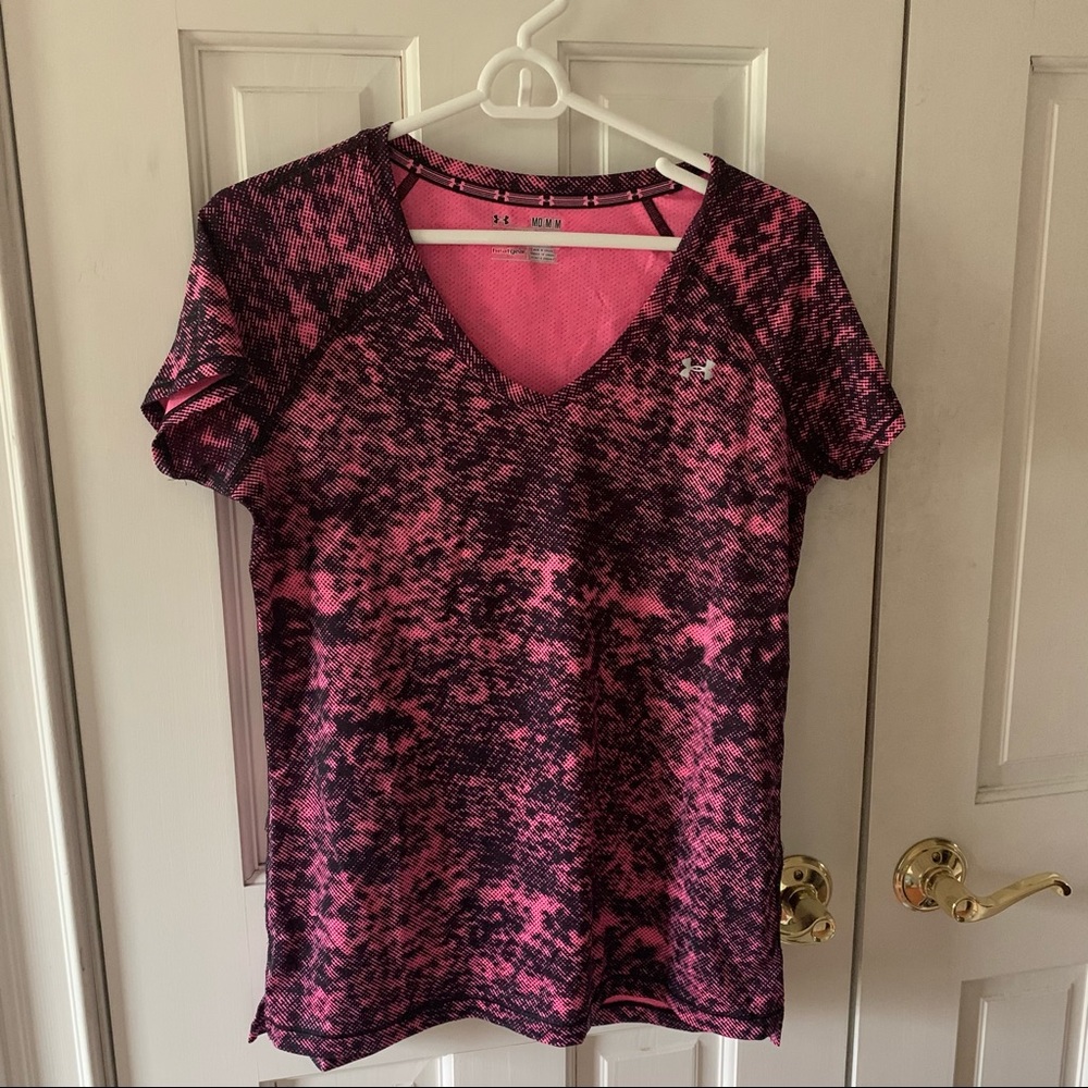 Women’s UNDER ARMOUR Heatgear Fitted Tee Sz M